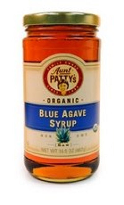 AUNT PATTY: Agave Syrup Raw Blue Org, 28 oz