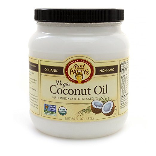 AUNT PATTY: Coconut Oil Virgin Unrefined Org, 54 oz