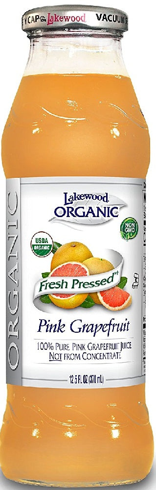 LAKEWOOD: Juice Grapefruit Pure Organic, 12.5 oz