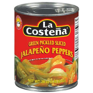 LA COSTENA: Sliced Pickled Jalapenos, 28 oz