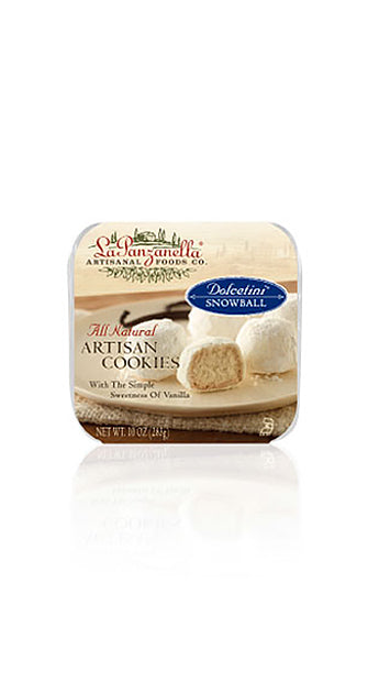 LA PANZANELLA: Snowball Dolcetini Artisan Cookies, 10 oz