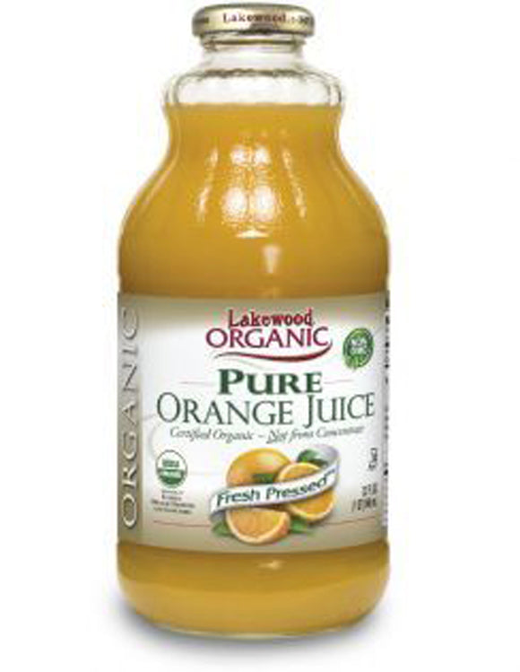 LAKEWOOD ORGANIC: Pure Orange Juice, 32 oz