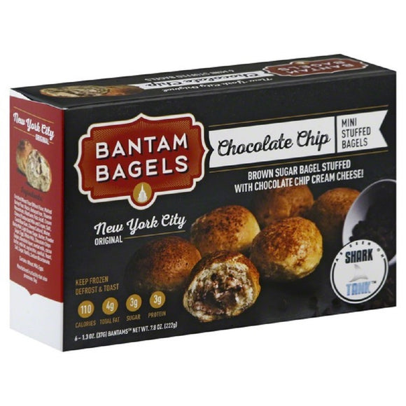 BANTAM BAGELS: Chocolate Chip Bagel, 7.8 oz
