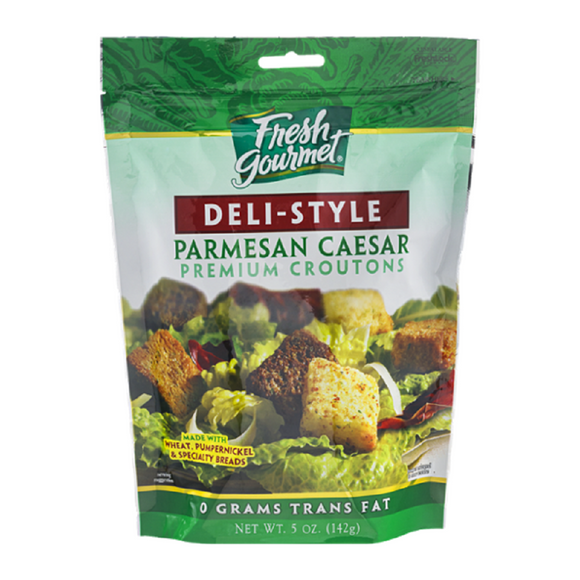 FRESHGOURMET: Deli Style Parmesan Caesar Croutons, 5 oz