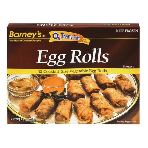 BARNEYS: Egg Rolls, 9.6 oz