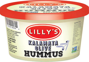 LILLY'S: Kalamata Olive Hummus, 12 oz