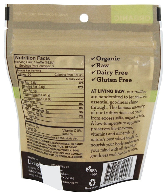 LIVING RAW: Organic Truffles Coconut Karma, 1.64 oz