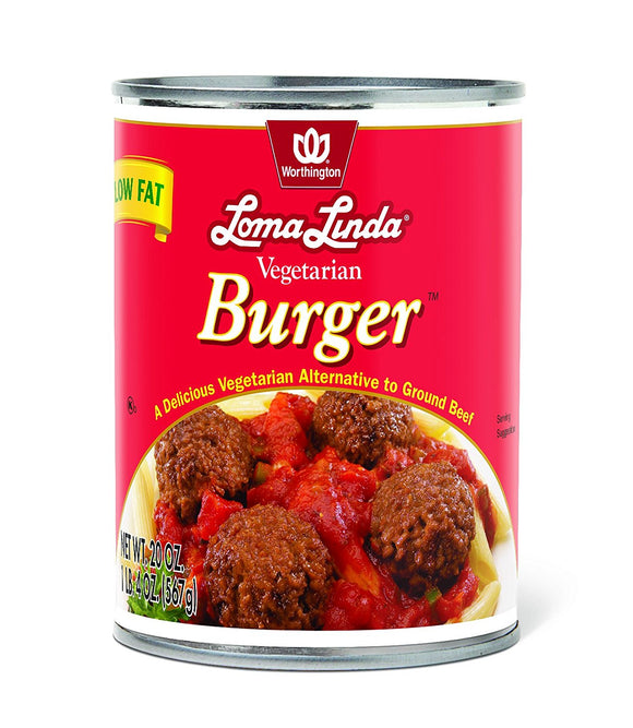 LOMA LINDA: Vegetarian Burger, 20 oz