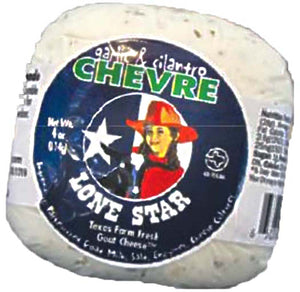 LONE STAR: Garlic & Cilantro Chevre Goat Cheese, 4 Oz