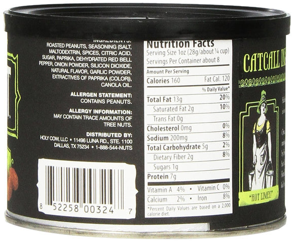 LORD NUT LEVINGTON: Peanuts Zesty Chili Lime, 8 oz