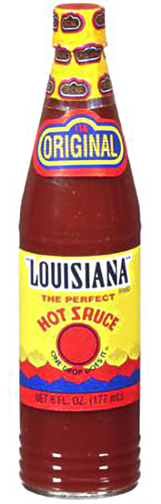 LOUISIANA: Original Hot Sauce, 6 oz