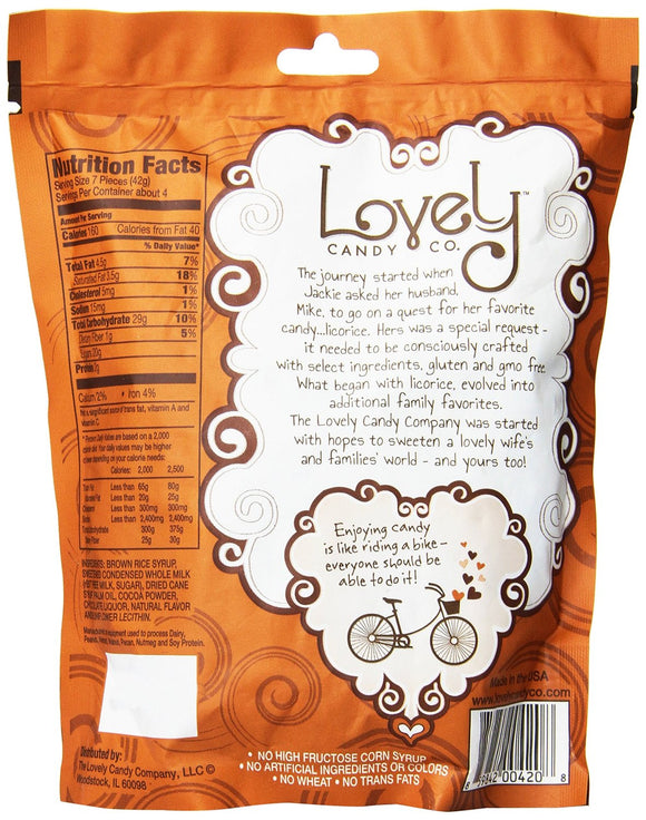 LOVELY CANDY CO.: Fudgee Rolls Chocolaty, 6 oz