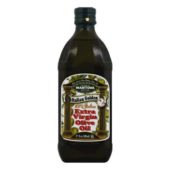 MANTOVA: Italian Golden Extra Virgin Olive Oil, 17 oz