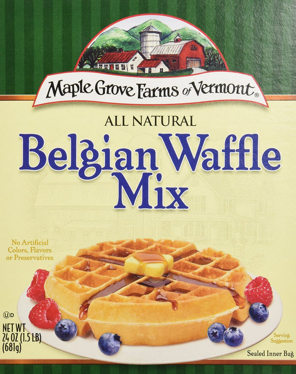 MAPLE GROVE FARMS: Belgian Waffle Mix, 24 Oz