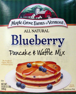 MAPLE GROVE FARMS: Blueberry Pancake and Waffle Mix, 24 Oz