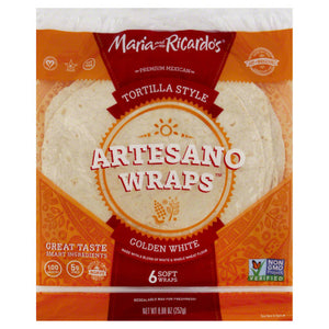 MARIA AND RECARDO;S: Artesano Wraps Golden White 8 Inch, 8.88 Oz