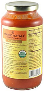 MARIO BATALI: Organic Marinara Sauce, 24 oz