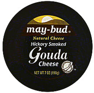 MAY-BUD: Hickory Smoked Gouda Cheese, 7 oz