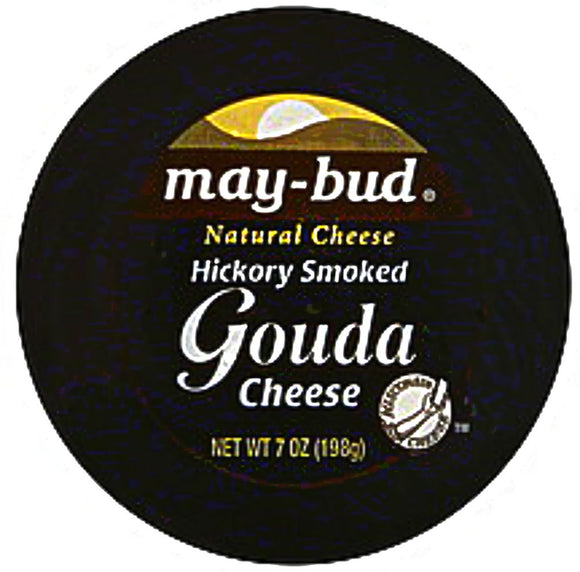 MAY-BUD: Hickory Smoked Gouda Cheese, 7 oz