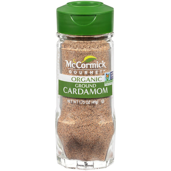 MC CORMICK: Gourmet Organic Ground Cardamom, 1.75 oz