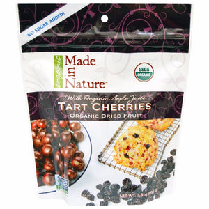 MADE IN NATURE: Organic Dried Fruit Tart Cherries, 3.5 oz