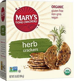 MARYS GONE CRACKERS: Cracker TH Garlic Rosemary Gluten Free, 5 oz