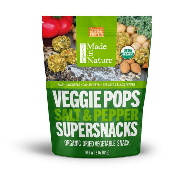 MADE IN NATURE: Pop Veggie Salt Pepper, 3 oz