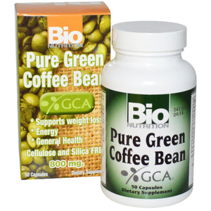 BIO NUTRITION: Pure Green Coffee Bean, 50 cp