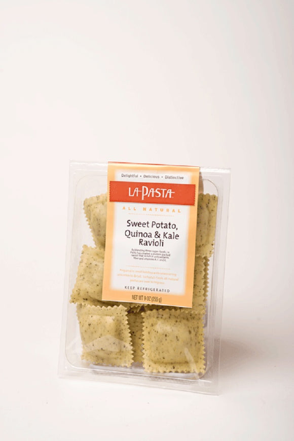 LA PASTA: Sweet Potato Quinoa And Kale Ravioli, 9 oz