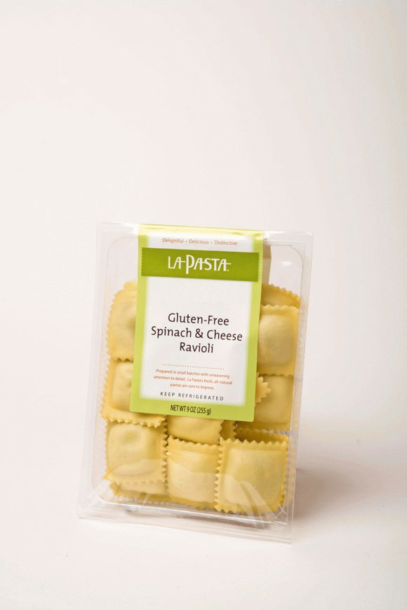 LA PASTA: Gluten Free Spinach And Cheese Ravioli, 9 Oz