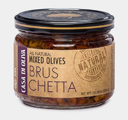 CASA DI OLIVA: Mixed Olives Bruschetta, 11 oz