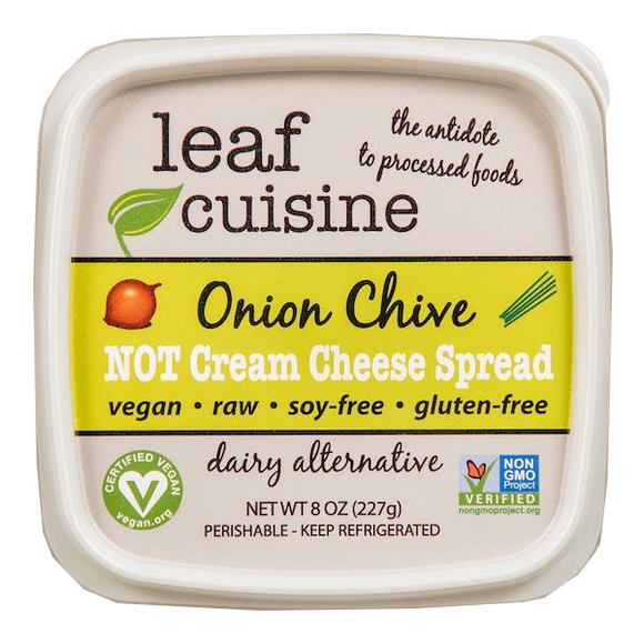 LEAF CUISINE: Onion Chive Spread, 8 oz