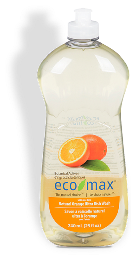 ECO MAX: Natural Orange Ultra Dish Wash, 25 fl oz
