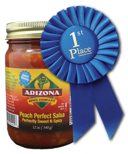 ARIZONA SPICE COMPANY: Salsa Peach Perfect, 12 oz