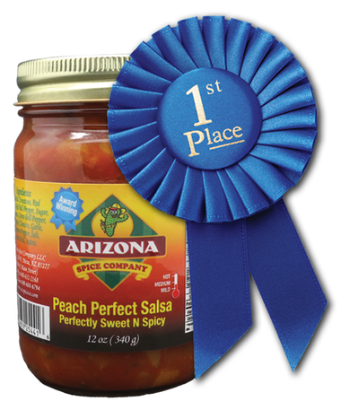 ARIZONA SPICE COMPANY: Salsa Peach Perfect, 12 oz
