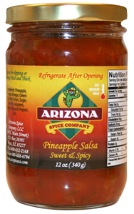 ARIZONA SPICE COMPANY: Salsa Pineapple, 12 oz