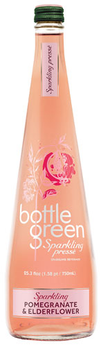 BOTTLEGREEN: Sparkling Pomegranate and Elderflower, 750 ml