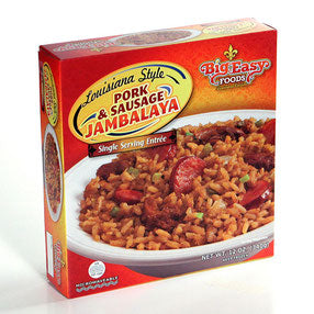 BIG EASY FOODS: Entree Pork Sausage Jambalaya, 12 oz