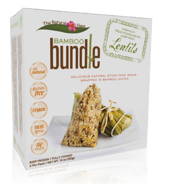 BAMBOO BUNDLE: Lentils With Brown Sticky Rice, 10 Oz