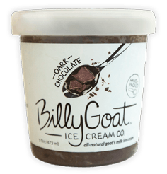 BILLY GOAT ICE CREAM CO.: Dark Chocolate Ice Cream, 16 oz