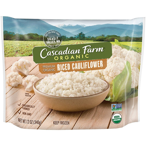 CASCADIAN FARM: Riced Cauliflower, 12 oz