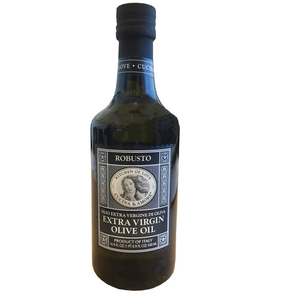 CUCINA & AMORE: Robusto Extra Virgin Olive Oil, 16.9 oz
