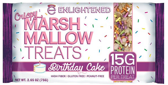 ENLIGHTENED: Marshmallow Treat Birthday Cake, 2.65 oz