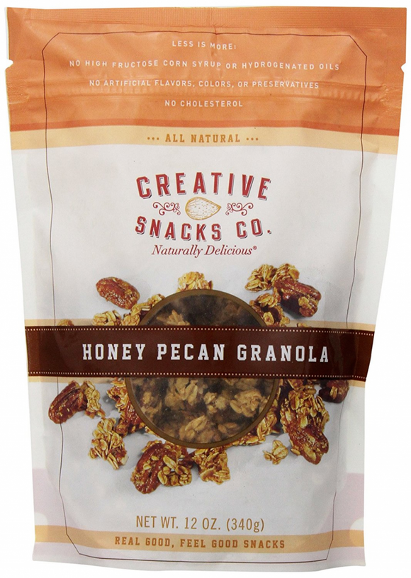 CREATIVE SNACK: Granola Honey Pecan, 12 oz