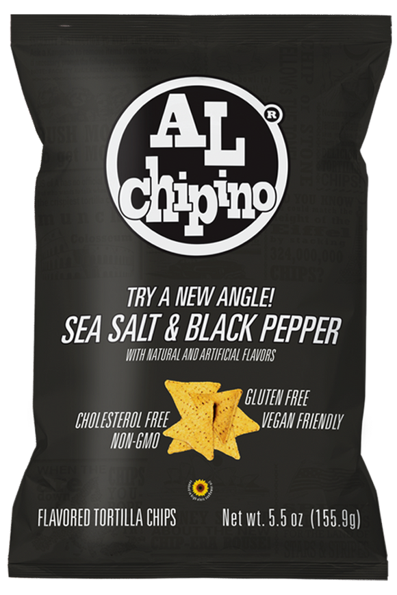 AL CHIPINO: Sea Salt Pepper Chips, 5.5 oz