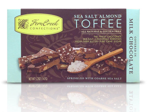 FERNCREEK: Sea Salt Almond Toffee Milk Chocolate, 5.2 oz