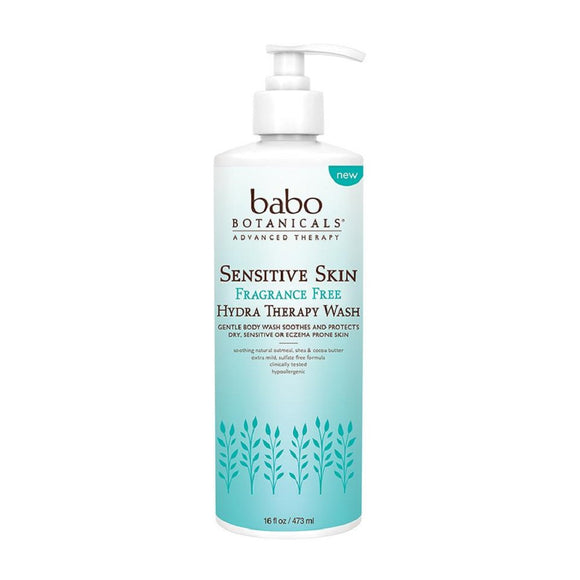 BABO BOTANICALS: Wash Hydra Therapy, 16 oz