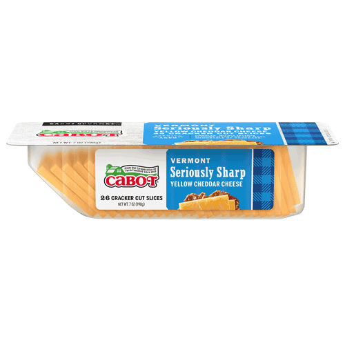 CABOT: Seriously Sharp Yellow Cheddar Cheese Cracker Cuts, 7 oz