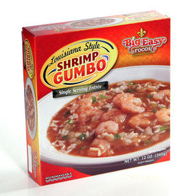 BIG EASY FOODS: Entree Shrimp Gumbo, 12 oz