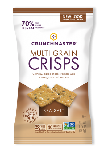 CRUNCHMASTER: Multi Grain Crisps Sea Salt, 6 pk